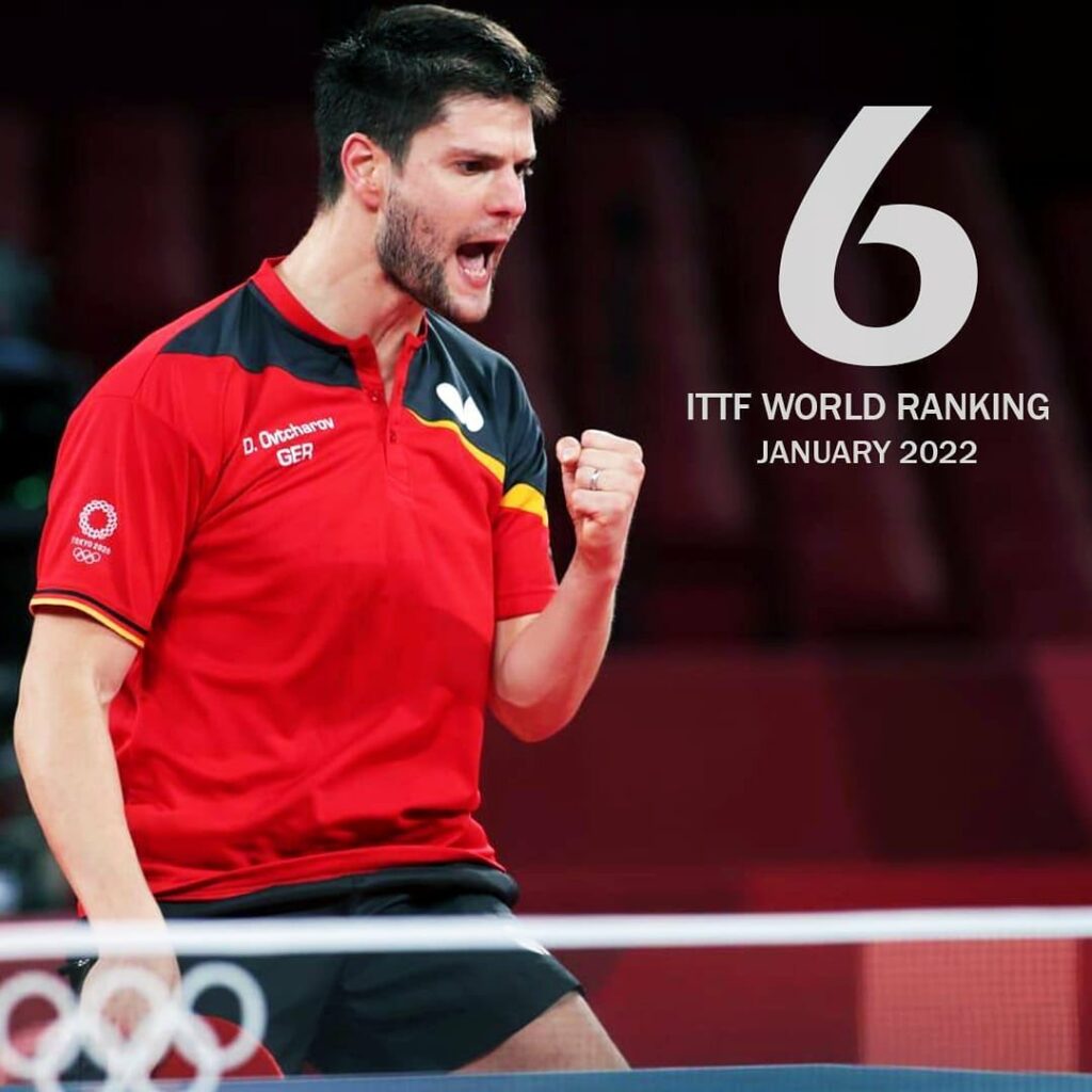 Dimitrij Ovtcharov Table tennis World Ranking 2022